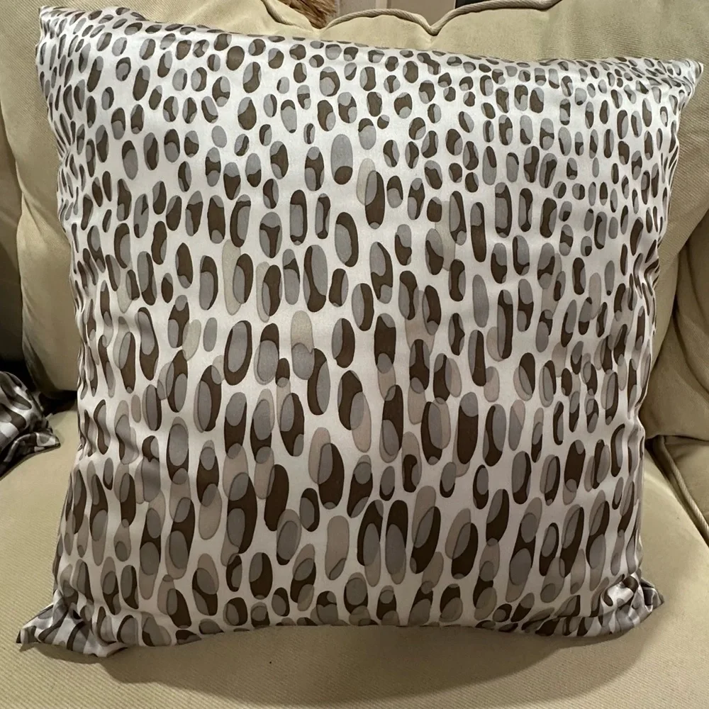 West Elm Silk Pillows
